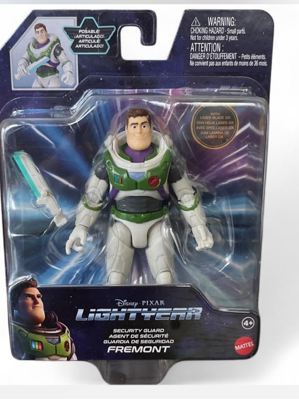 Disney Pixar Lightyear Security Guard Fremont 5" Figure Mattel HHJ78 NEW Sealed